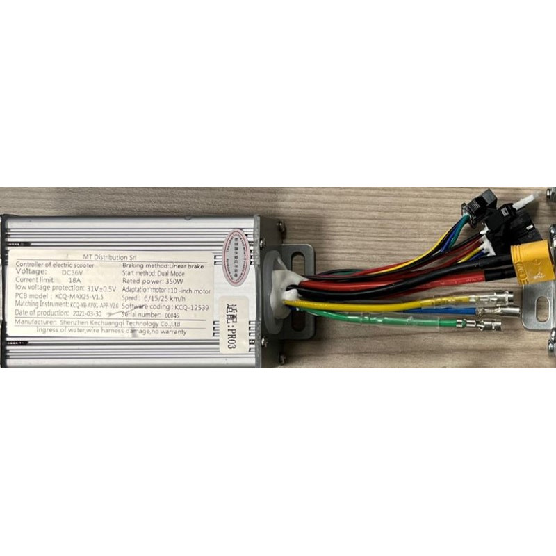 Centralina/Controller BT18 - 18A Dual mode per monopattino elettrico Scrambler City Cross-E_X (colorazione Yellow + colorazione 