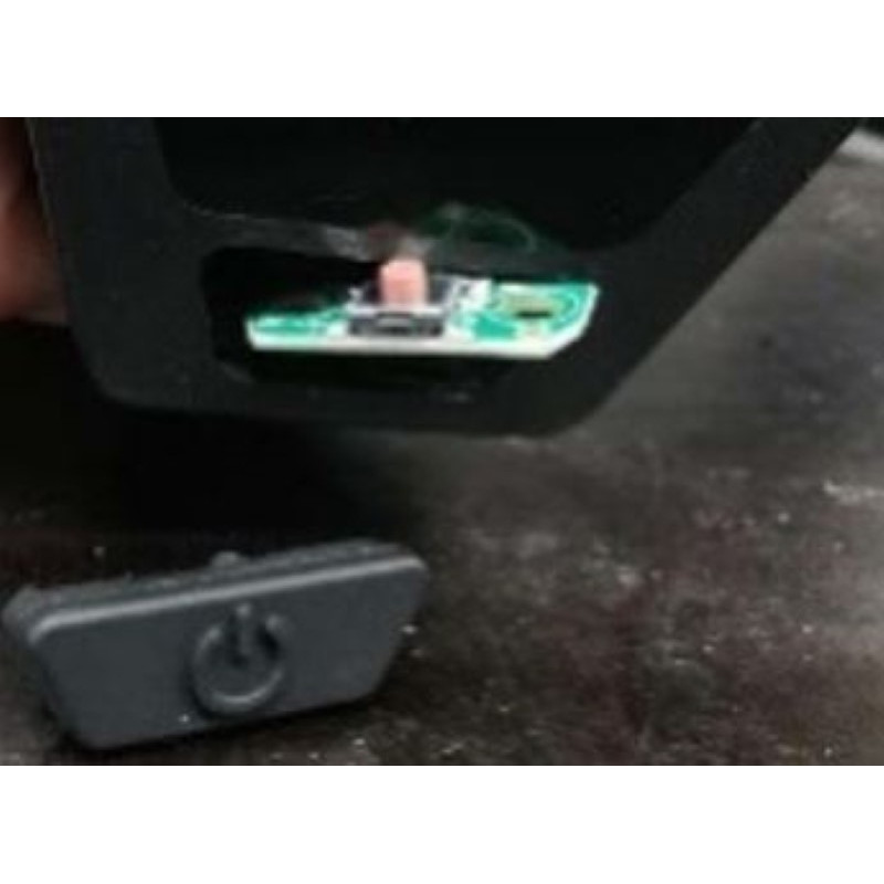 PULSANTE ON OFF e COVER GOMMA per Monopattino APRILIA E-SR2 e E-SR2-evo