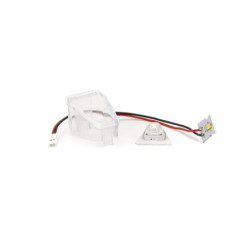 Luce a LED con fili e connettori + 2 viti e finestra in plastica