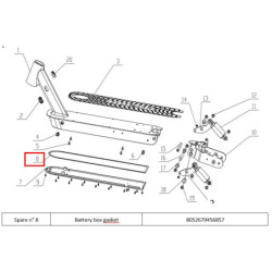 Guarnizione Vano batteria