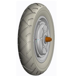 Ruota motore posteriore con pneumatico per Monopattino Argento Active EVO